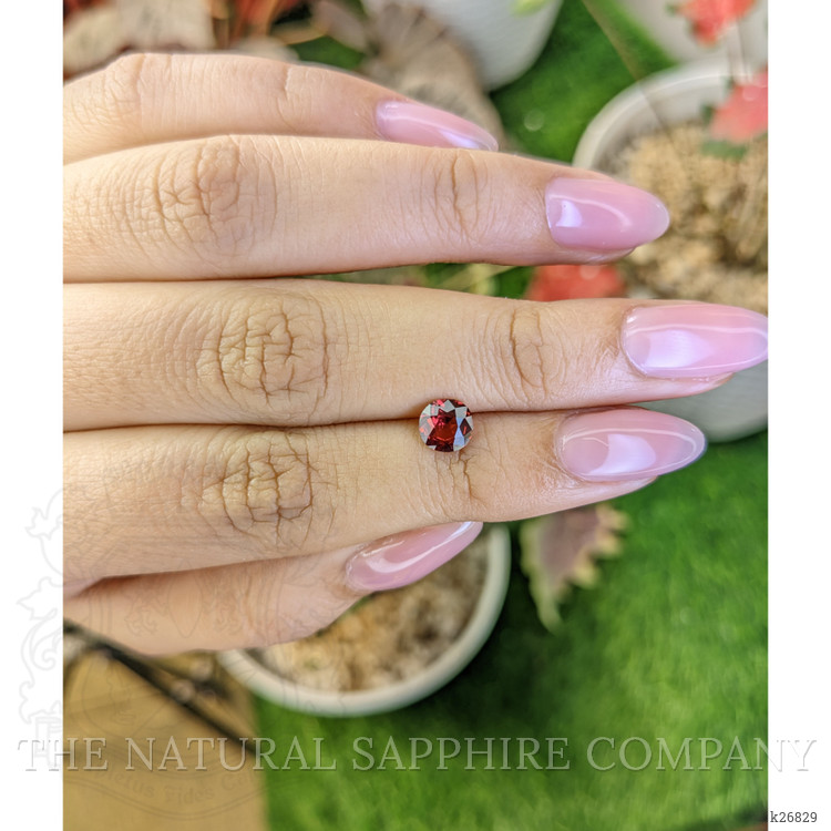 0.87 Ct. Red Garnet from Ceylon (Sri Lanka)