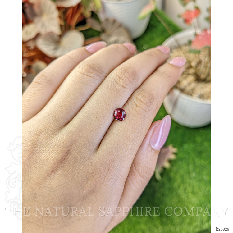 0.87 Ct. Red Garnet from Ceylon (Sri Lanka)
