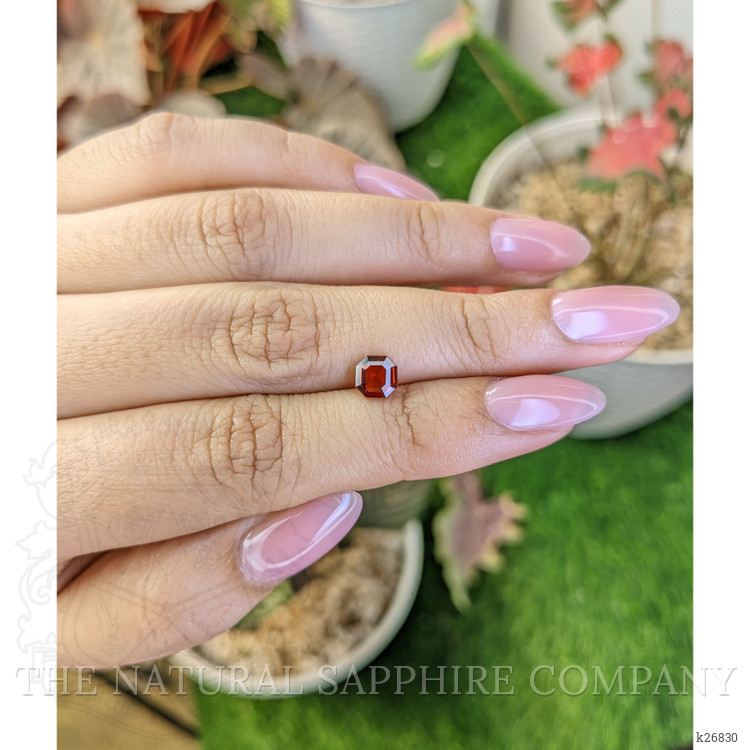 0.89 Ct. Red Garnet from Ceylon (Sri Lanka)