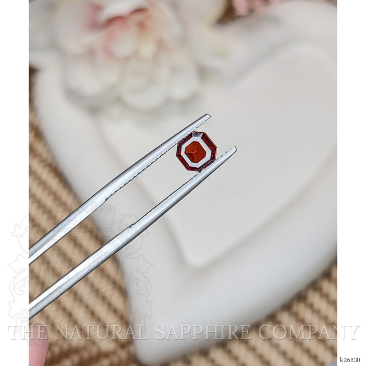 0.89 Ct. Red Garnet from Ceylon (Sri Lanka)