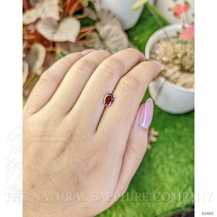 0.96 Ct. Red Garnet from Ceylon (Sri Lanka)