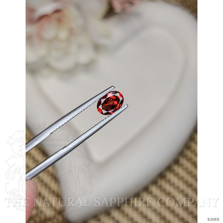 0.96 Ct. Red Garnet from Ceylon (Sri Lanka)