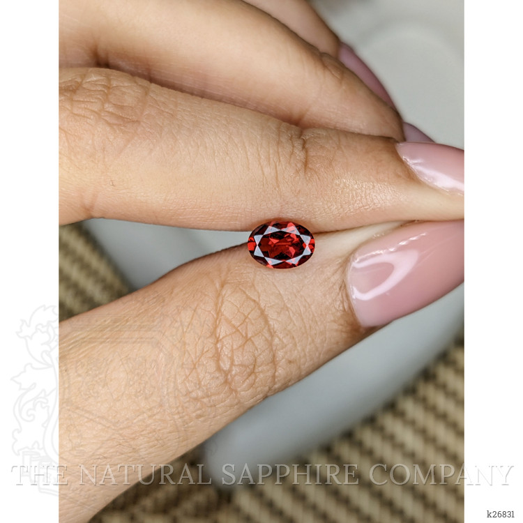 0.96 Ct. Red Garnet from Ceylon (Sri Lanka)