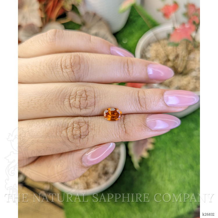 1.44 Ct. Orange Hessonite Garnet from Madagascar