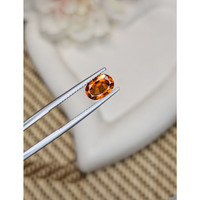 1.44 Ct. Orange Hessonite Garnet from Madagascar Life Style