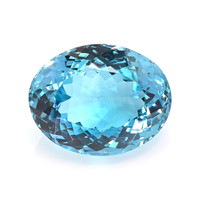 15.75 Ct. Swiss Blue Topaz from Brazil Video