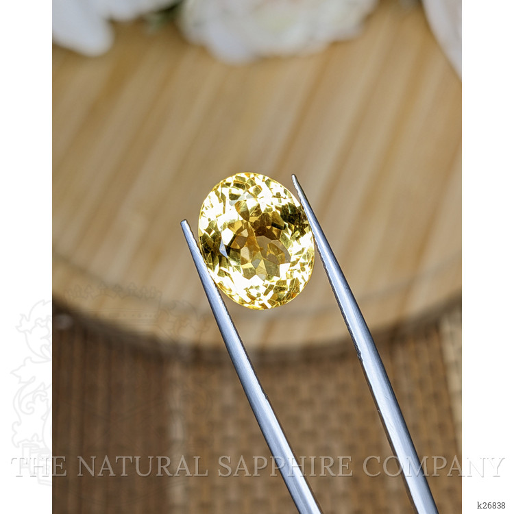 8.85 Ct. Yellow Citrine from Ceylon (Sri Lanka)