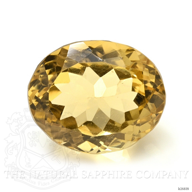 8.44 Ct. Yellow Citrine from Ceylon (Sri Lanka)