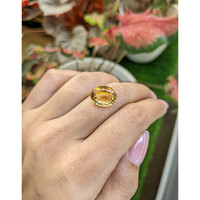 8.44 Ct. Yellow Citrine from Ceylon (Sri Lanka) Life Style
