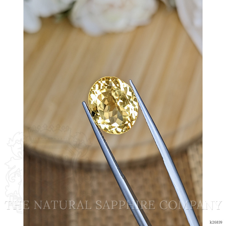 8.44 Ct. Yellow Citrine from Ceylon (Sri Lanka)