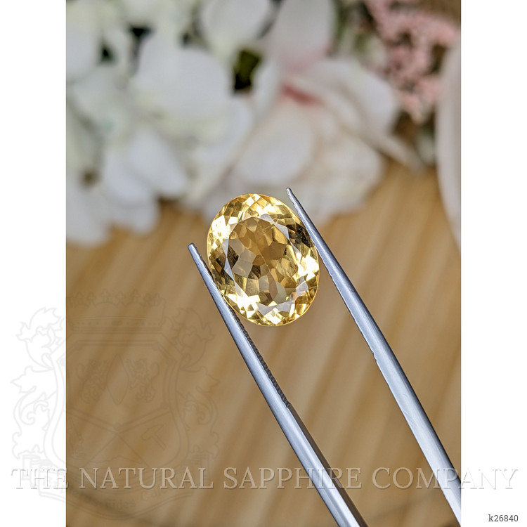 7.63 Ct. Yellow Citrine from Ceylon (Sri Lanka)