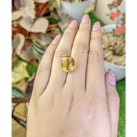 8.83 Ct. Yellow Citrine from Ceylon (Sri Lanka) Life Style