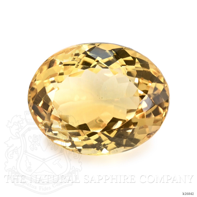 13.92 Ct. Yellow Citrine from Ceylon (Sri Lanka)