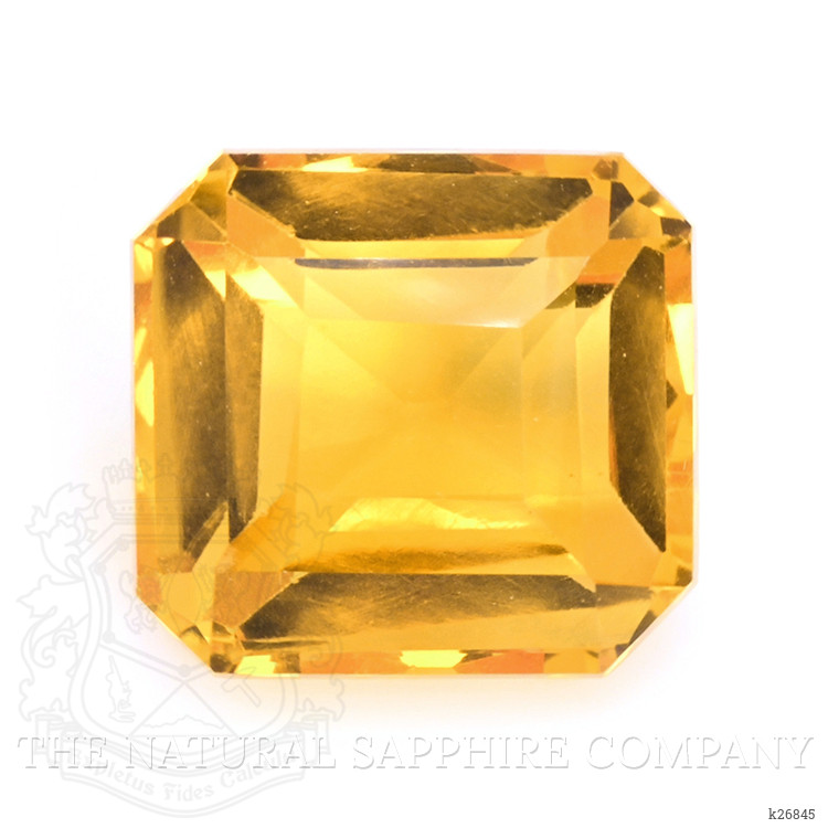 8.13 Ct. Yellow Citrine from Ceylon (Sri Lanka)