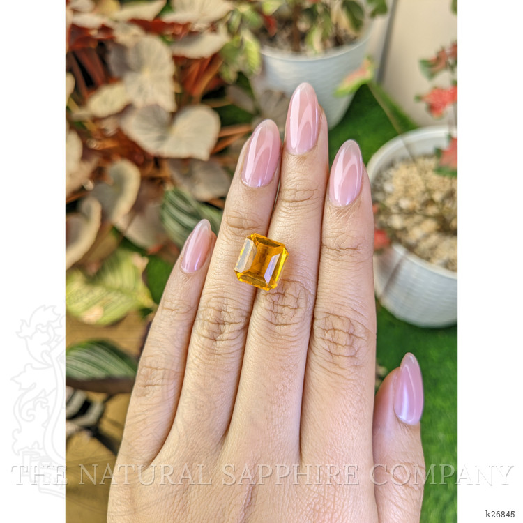 8.13 Ct. Yellow Citrine from Ceylon (Sri Lanka)