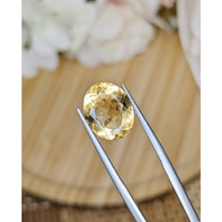 6.88 Ct. Yellow Citrine from Ceylon (Sri Lanka) Life Style