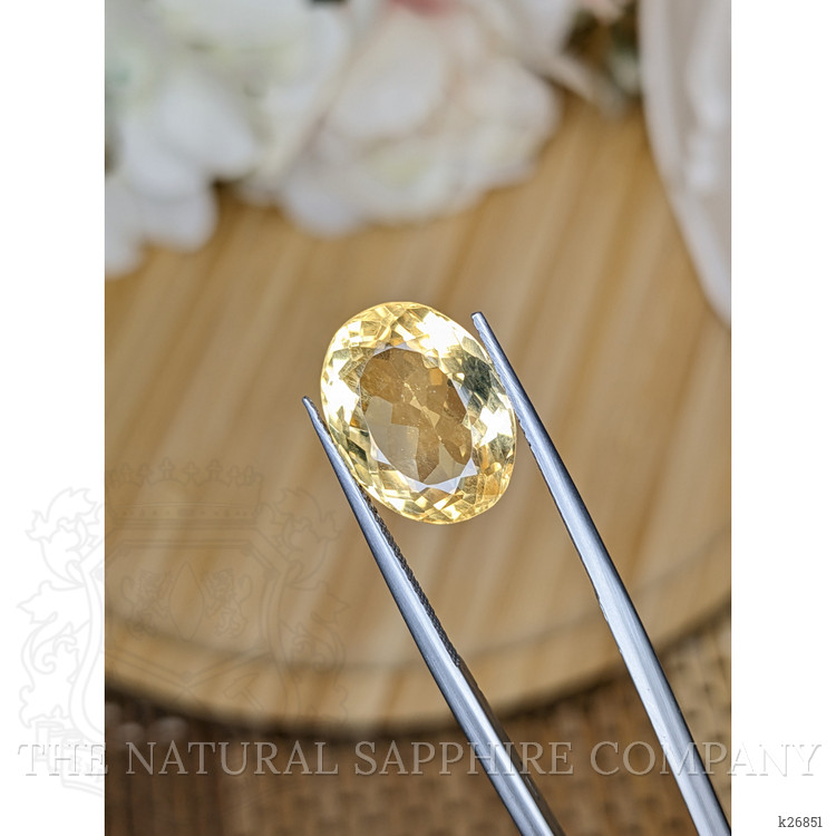 7.76 Ct. Yellow Citrine from Ceylon (Sri Lanka)