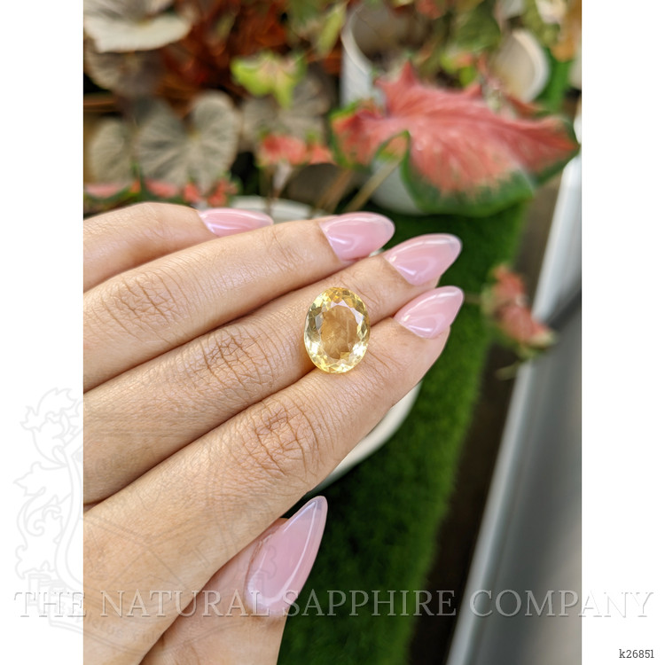 7.76 Ct. Yellow Citrine from Ceylon (Sri Lanka)