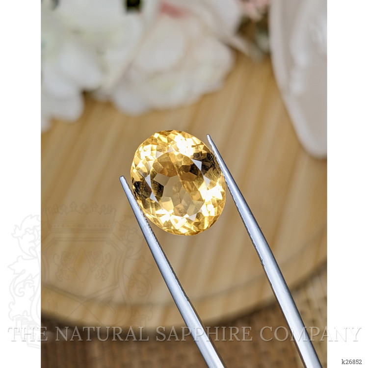 11.61 Ct. Yellow Citrine from Ceylon (Sri Lanka)