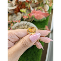 11.61 Ct. Yellow Citrine from Ceylon (Sri Lanka) Life Style