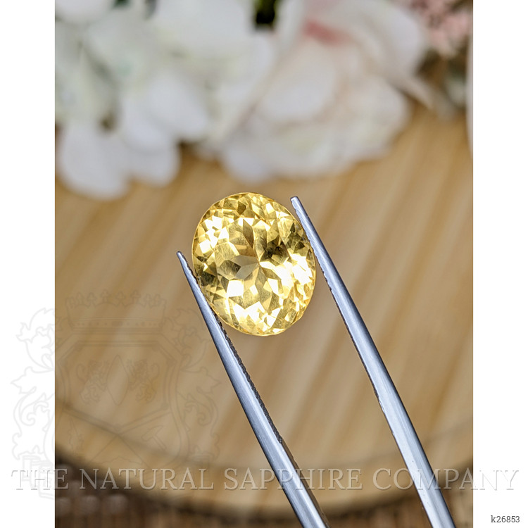8.42 Ct. Yellow Citrine from Ceylon (Sri Lanka)