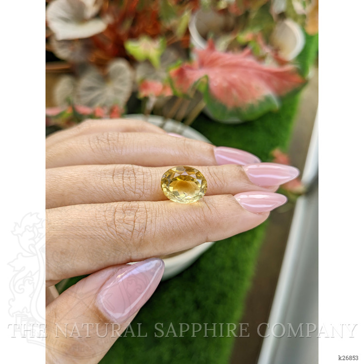 8.42 Ct. Yellow Citrine from Ceylon (Sri Lanka)
