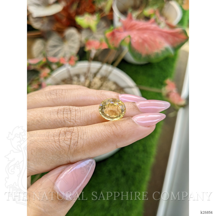 7.39 Ct. Yellow Citrine from Ceylon (Sri Lanka)