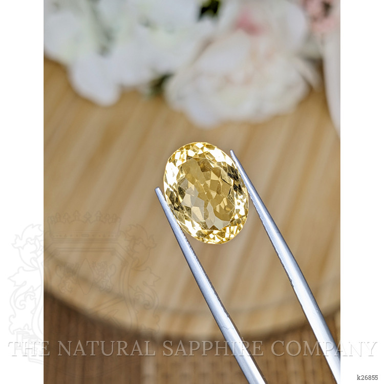 6.58 Ct. Yellow Citrine from Ceylon (Sri Lanka)