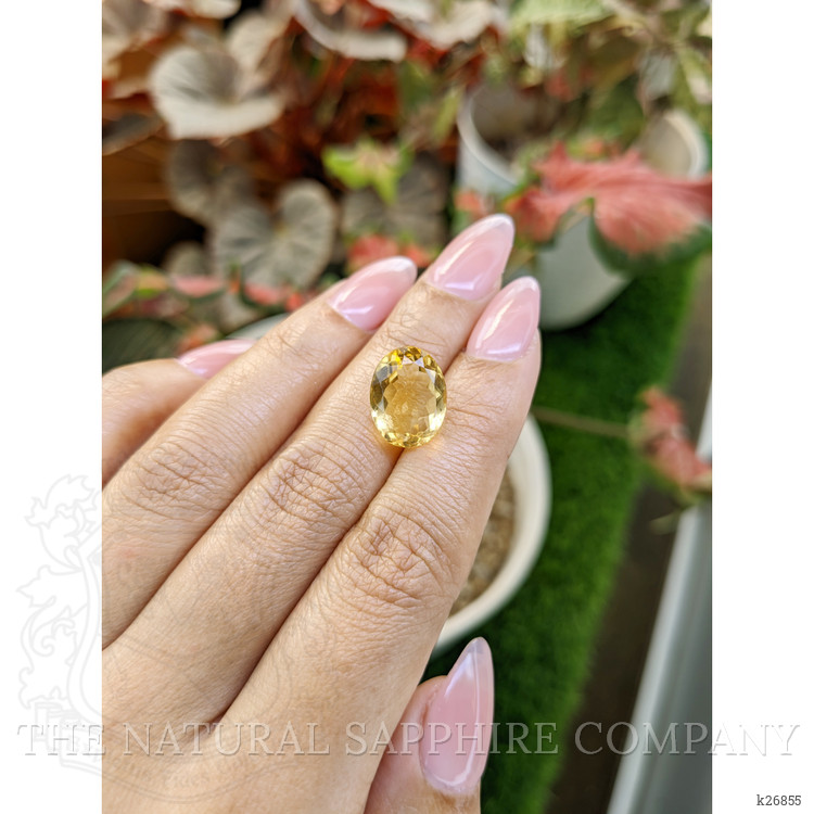 6.58 Ct. Yellow Citrine from Ceylon (Sri Lanka)