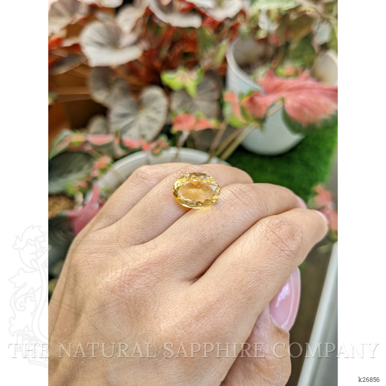 7.00 Ct. Yellow Citrine from Ceylon (Sri Lanka)
