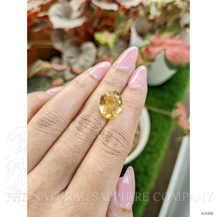 7.00 Ct. Yellow Citrine from Ceylon (Sri Lanka)