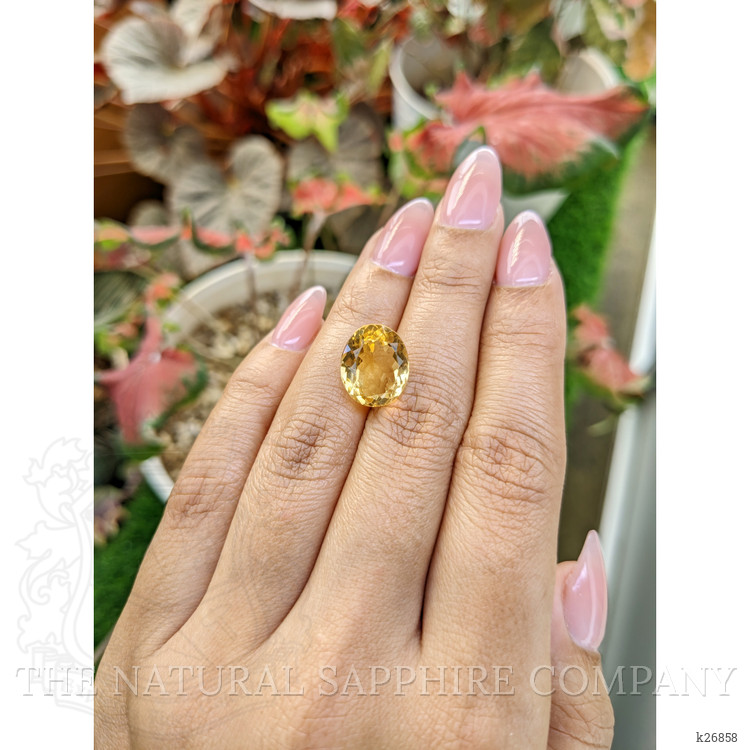 7.93 Ct. Yellow Citrine from Ceylon (Sri Lanka)