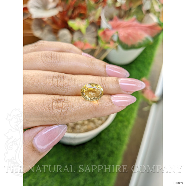 7.44 Ct. Yellow Citrine from Ceylon (Sri Lanka)