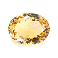 8.13 Ct. Orangish Yellow Citrine from Ceylon (Sri Lanka) Video