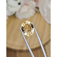 8.13 Ct. Orangish Yellow Citrine from Ceylon (Sri Lanka) Life Style