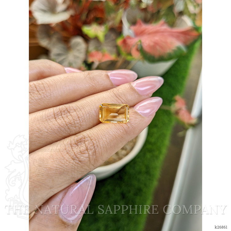 4.88 Ct. Yellow Citrine from Ceylon (Sri Lanka)