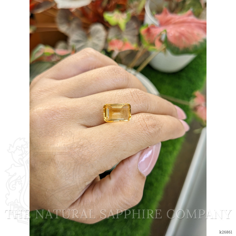 4.88 Ct. Yellow Citrine from Ceylon (Sri Lanka)