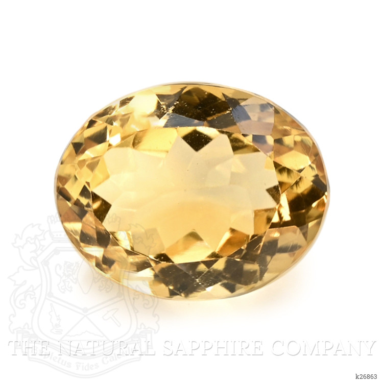 7.90 Ct. Yellow Citrine from Ceylon (Sri Lanka)
