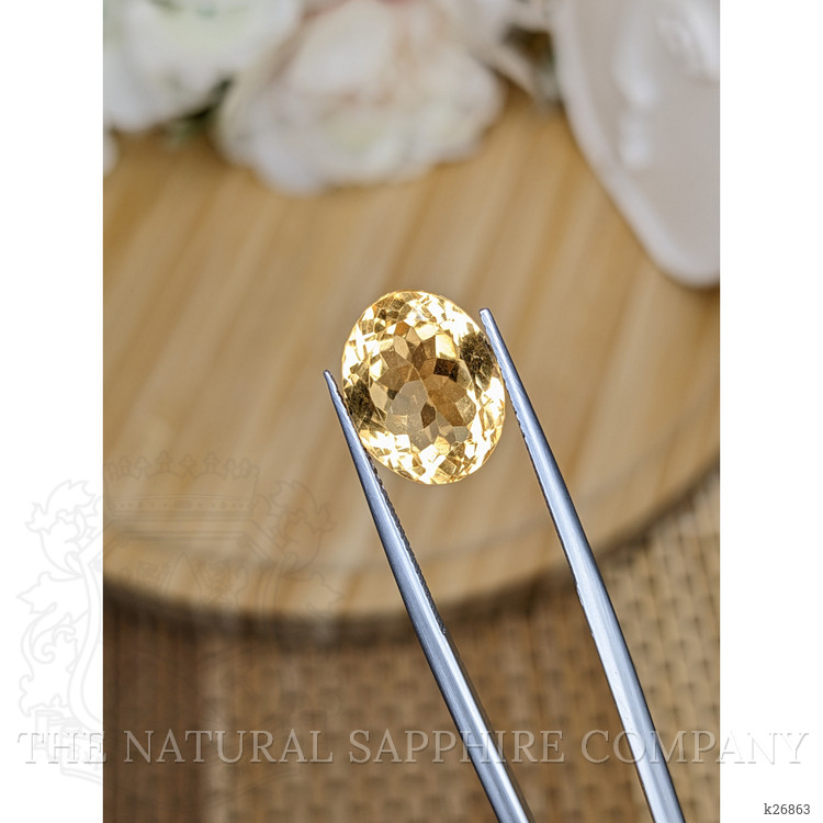 7.90 Ct. Yellow Citrine from Ceylon (Sri Lanka)