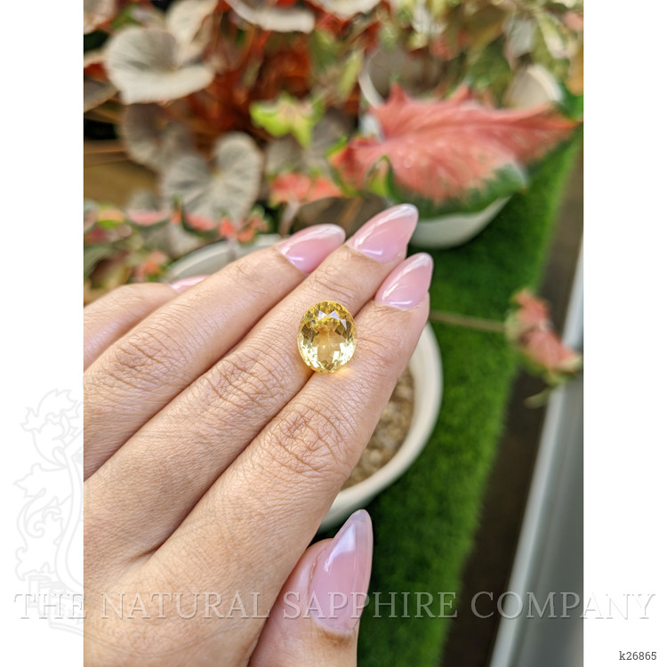 7.21 Ct. Yellow Citrine from Ceylon (Sri Lanka)