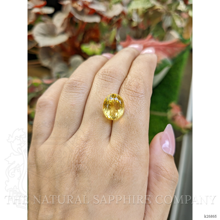 7.21 Ct. Yellow Citrine from Ceylon (Sri Lanka)