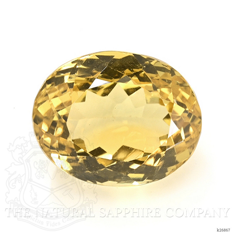 9.55 Ct. Yellow Citrine from Ceylon (Sri Lanka)