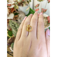 9.55 Ct. Yellow Citrine from Ceylon (Sri Lanka) Life Style