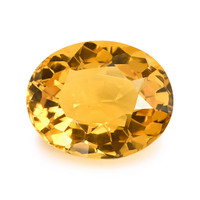 8.99 Ct. Orangish Yellow Citrine from Ceylon (Sri Lanka) Video