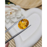 8.99 Ct. Orangish Yellow Citrine from Ceylon (Sri Lanka) Life Style