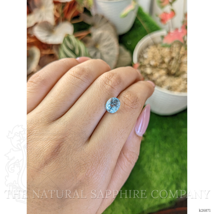 2.73 Ct. Sky Blue Topaz from Ceylon (Sri Lanka)