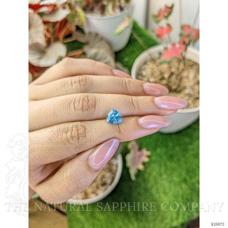 2.27 Ct. Blue Topaz from Ceylon (Sri Lanka)
