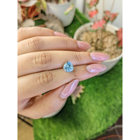 2.46 Ct. Sky Blue Topaz from Ceylon (Sri Lanka) Life Style