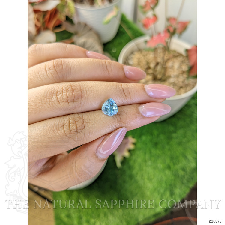 2.46 Ct. Sky Blue Topaz from Ceylon (Sri Lanka)