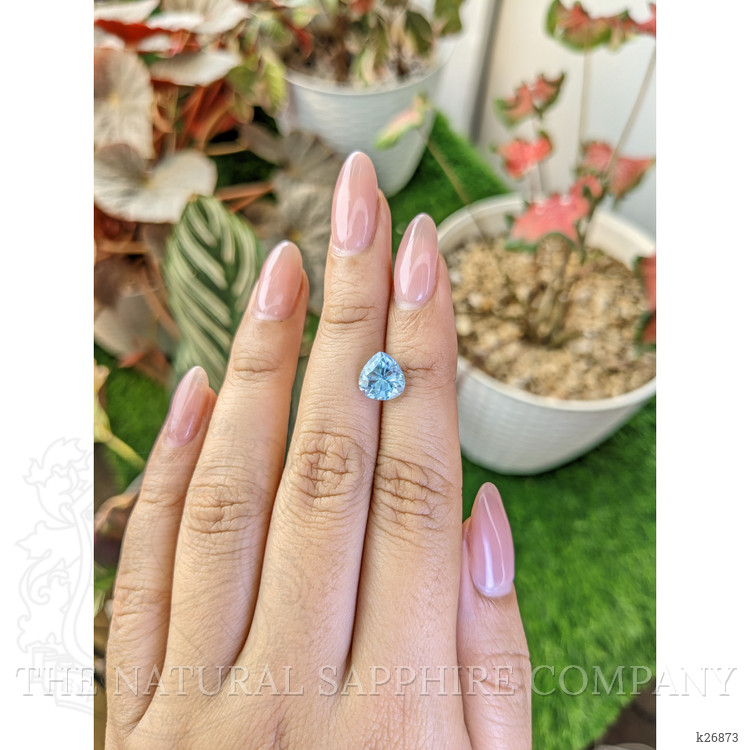 2.46 Ct. Sky Blue Topaz from Ceylon (Sri Lanka)